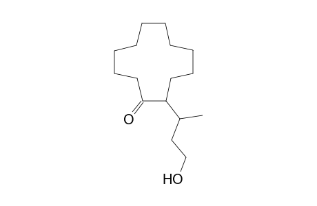 2-(3-hydroxy-1-methylpropyl)cyclododecanone