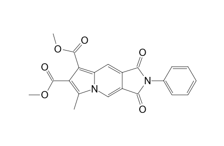 Dimethyl 1,3-dioxo-2,3-dihydro-2-phenyl-6-methyl-1H-pyrrolo[3,4-f]indolizine-7,8-dicarboxylate