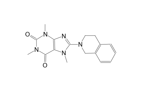 1H-purine-2,6-dione, 8-(3,4-dihydro-2(1H)-isoquinolinyl)-3,7-dihydro-1,3,7-trimethyl-