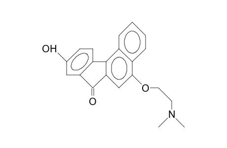 9-Hydroxy-5-(2-dimethylamino-ethoxy)-7-oxo-7H-benzo(C)fluorene