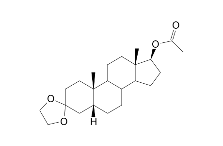 3,3-ethylenedioxy-5.beta.-androstan-17.beta.-yl acetate