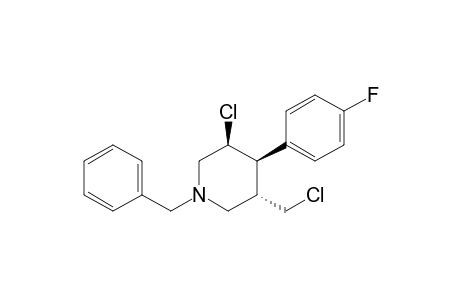 (3S,4R,5S)-1-Benzyl-3-chloro-5-(chloromethyl)-4-(4-fluorophenyl)piperidine