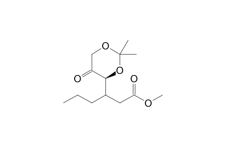 Methyl (3S/R,4S)-3-(2,2-Dimethyl-5-oxo-1,3-dioxane-4-yl)hexanoate