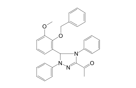 1-[3-(2-benzoxy-3-methoxy-phenyl)-2,4-diphenyl-3H-1,2,4-triazol-5-yl]ethanone