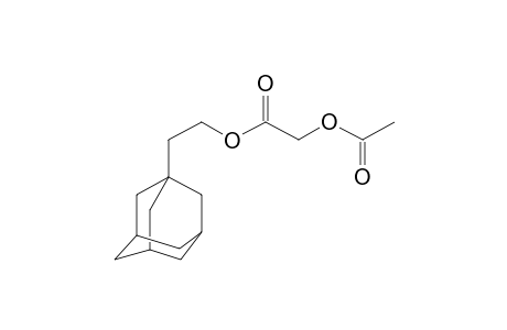 Acetoxyacetic acid, 2-(1-adamantyl)ethyl ester