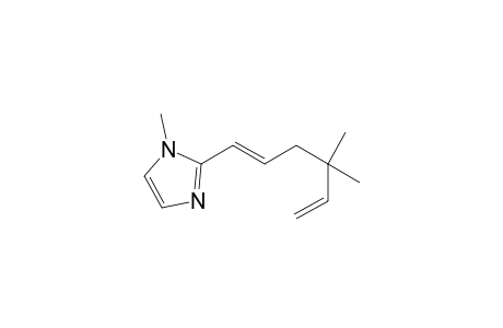 2-[(1E)-4,4-dimethylhexa-1,5-dienyl]-1-methyl-imidazole