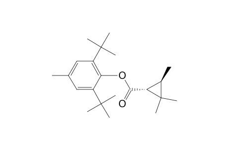 Cyclopropanecarboxylic acid, 2,2,3-trimethyl-, 2,6-bis(1,1-dimethylethyl)-4-methylphenyl ester, trans-