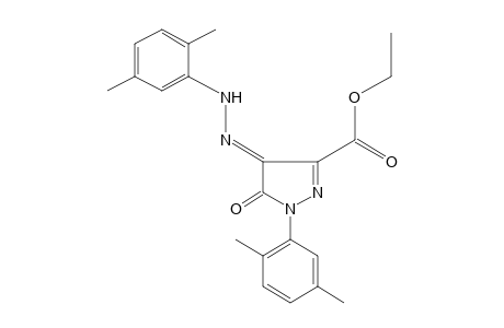 4,5-DIOXO-1-(2,5-XYLYL)-2-PYRAZOLINE-3-CARBOXYLIC ACID, ETHYL ESTER, 4-[(2,5-XYLYL)HYDRAZONE]