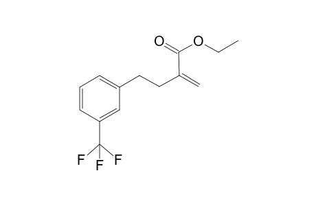 Ethyl 2-methylene-4-(3-(trifluoromethyl)phenyl)butanoate