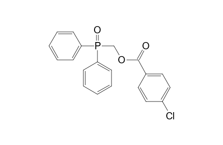 (diphenylphosphinyl)methanol, p-chlorobenzoate