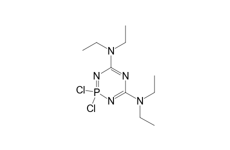 2,2-Dichloro-4,6-bis-(diethylamino)-1,3,5,2lambda5-triazaphosphorine