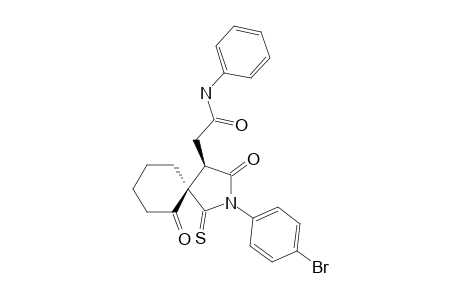 (4RS,5RS)-2-(4-BROMOPHENYL)-3,6-DIOXO-N-PHENYL-1-THIOXO-2-AZASPIRO-[4.5]-DECANE-4-ACETAMIDE