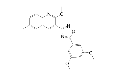 3-[5-(3,5-dimethoxyphenyl)-1,2,4-oxadiazol-3-yl]-2-methoxy-6-methylquinoline