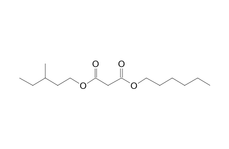 Malonic acid, hexyl 3-methylpentyl ester