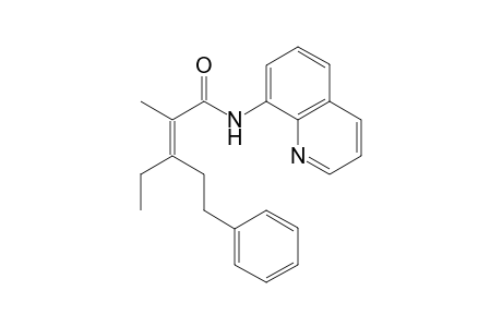 (Z)-3-Ethyl-2-methyl-5-phenyl-N-(quinolin-8-yl)pent-2-enamide