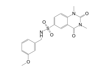 N-(3-methoxybenzyl)-1,3-dimethyl-2,4-dioxo-1,2,3,4-tetrahydro-6-quinazolinesulfonamide