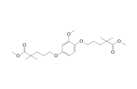 5,5'-[(2-Methoxy-p-phenylene)dioxy]bis[2,2-dimethylvaleric acid], dimethyl ester