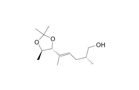 (E)-(2R,6R,7R)-6,7-(isopropylidenedioxy)-2,5-dimethyl-4-octen-1-ol