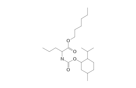 L-Norvaline, N-((1R)-(-)-menthyloxycarbonyl)-, hexyl ester