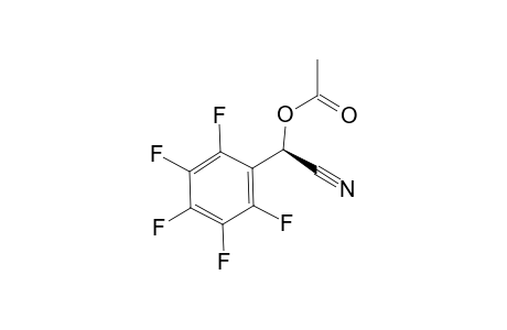 (R)-(+-)-2-Acetoxy-2-pentafluorophenylacetaonitrile