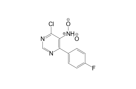4-Chloro-5-nitro-6-(p-fluorophenyl)pyrimidine