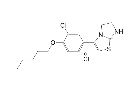 3-(3-chloro-4-(pentyloxy)phenyl)-5,6-dihydroimidazo[2,1-b]thiazol-7-ium chloride