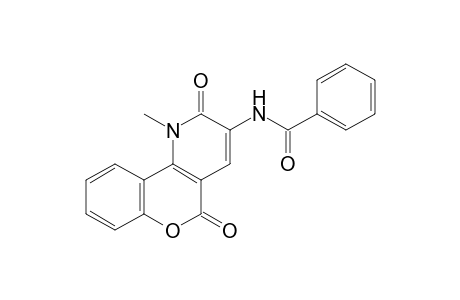 N-(1-methyl-2,5-dioxo-3-[1]benzopyrano[4,3-b]pyridinyl)benzamide