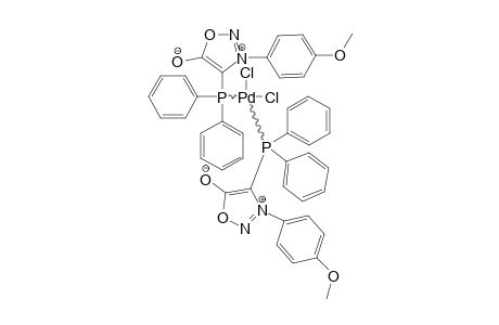 BIS-[DIPHENYL-3-(4-METHOXYPHENYLSYDNONYL)-PHOSPHINE]-PALLADIUM-(II)-CHLORIDE