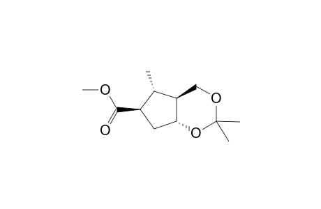 Methyl 1,5,5-trimethyl-4,6-dioxa-2,3,3a,4,5,6,7,7a-octahydroindene-2-carboxylate