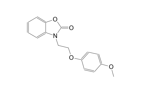 2(3H)-benzoxazolone, 3-[2-(4-methoxyphenoxy)ethyl]-