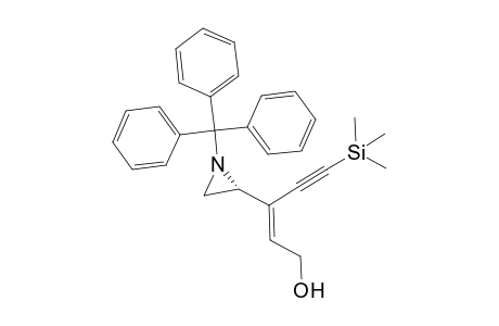 (E)-5-trimethylsilyl-3-[(2R)-1-(triphenylmethyl)-2-aziridinyl]-1-pent-2-en-4-ynol