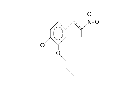 trans-4-Methoxy-B-methyl-B-nitro-3-propoxy-styrene