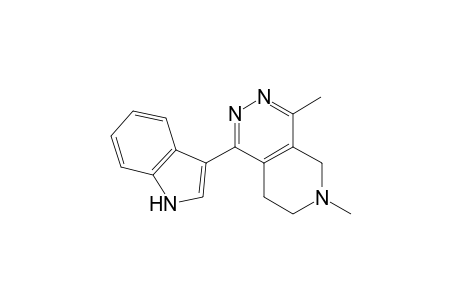 1-(1H-Indol-3-yl)-4,6-dimethyl-5,6,7,8-tetrahydro-pyrido[3,4-d]pyridazine