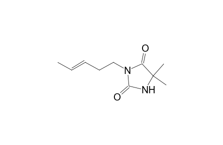2,4-Imidazolidinedione, 5,5-dimethyl-3-(3-pentenyl)-, (E)-