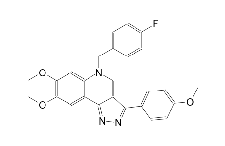 5H-pyrazolo[4,3-c]quinoline, 5-[(4-fluorophenyl)methyl]-7,8-dimethoxy-3-(4-methoxyphenyl)-
