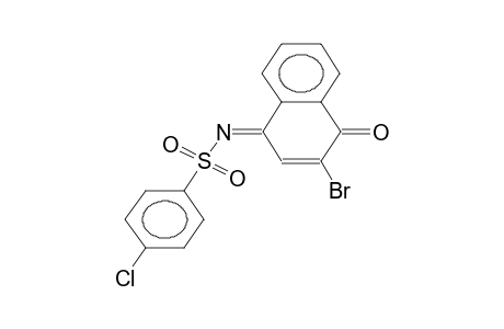 N-PARA-CHLOROPHENYLSULPHONYL-2-BROMO-1,4-NAPHTHOQUINON-4-IMINE