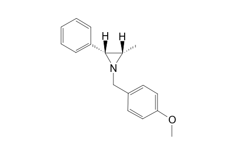(2S,3R)-1-[(4-methoxyphenyl)methyl]-2-methyl-3-phenyl-aziridine