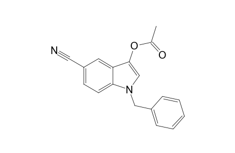 1-Benzyl-5-cyano-1H-indol-3-yl acetate