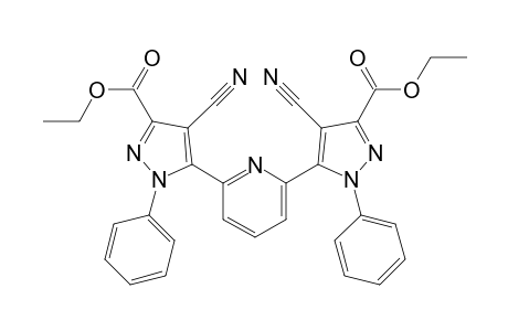 2,6-Bis[4-cyano-3-ethoxycarbonyl-1-phenyl-1H-pyrazol-5-yl]pyridine