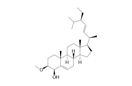 Stigmasta-5,22-dien-4-ol, 3-methoxy-, (3.beta.,4.beta.,22E,24R)-