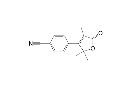 4-(2,2,4-Trimethyl-5-oxo-2,5-dihydrofuran-3-yl)benzonitrile