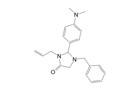 3-Allyl-1-benzyl-2-[4-(N,N-dimethylamino)phenyl]imidazolidin-4-one