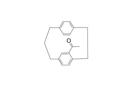 1-Tricyclo[9.2.2.2*4,7*]heptadeca-1(14),4(17),5,7(16),11(15),12-hexaen-5-yl-ethanone