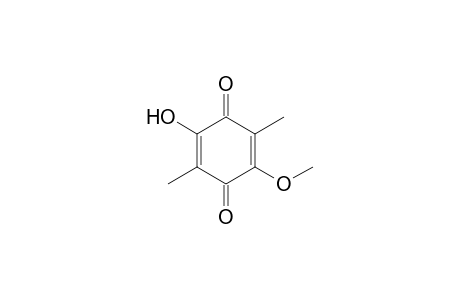 3,6-Dimethyl-2-hydroxy-5-methoxy-1,4-benzochinone