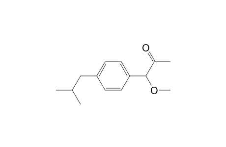 2-Propanone, 1-methoxy-1-[4-(2-methylpropyl)phenyl]-