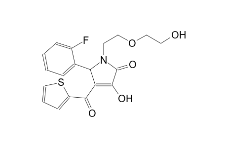 5-(2-fluorophenyl)-3-hydroxy-1-[2-(2-hydroxyethoxy)ethyl]-4-(2-thienylcarbonyl)-1,5-dihydro-2H-pyrrol-2-one