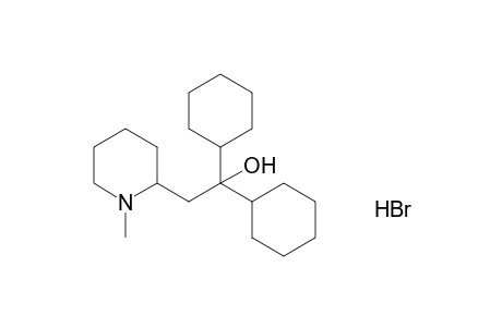 alpha,alpha-DICYCLOHEXYL-1-METHYL-2-PIPERIDINEETHANOL, HYDROBROMIDE