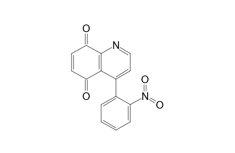 4-(2-Nitrophenyl)quinoline-5,8-dione