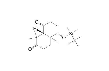 (4S,4aS,8aR)-4-[tert-butyl(dimethyl)silyl]oxy-4a,8,8-trimethyl-2,3,4,5,6,8a-hexahydronaphthalene-1,7-dione