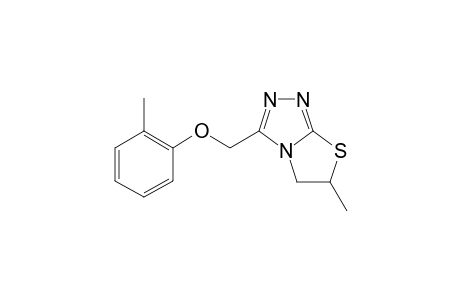 6-Methyl-3-[(2-methylphenoxy)methyl]-5,6-dihydro-[1,3]thiazolo[2,3-c][1,2,4]triazole